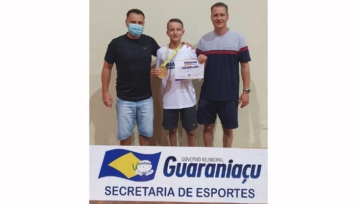 Guaraniaçu - Atleta do município é medalha de ouro na 1°etapa do Campeonato Paranaense de jiu-jitsu